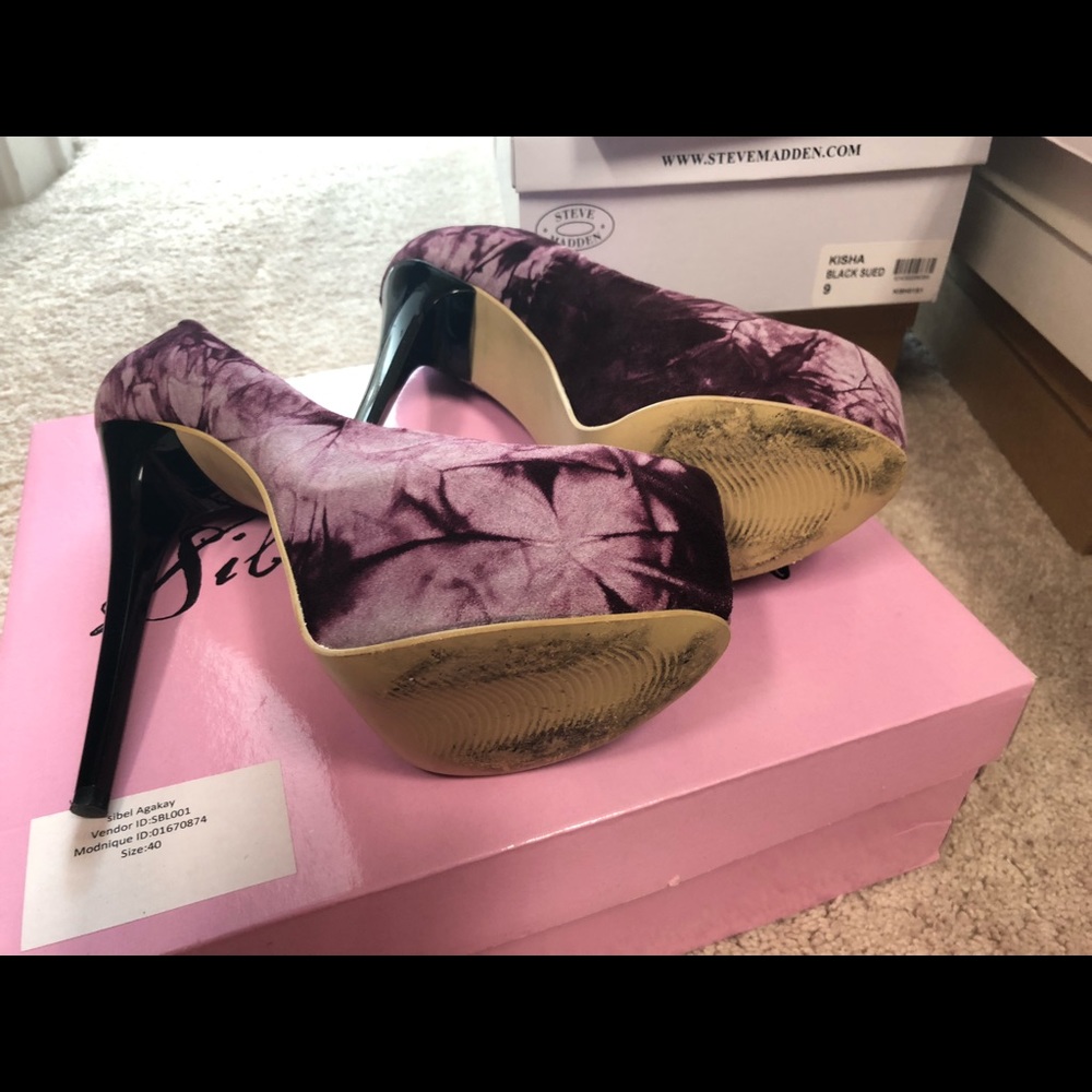 Ladies platform pumps - Picture 3 of 3